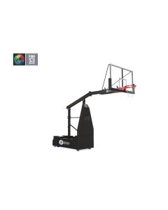 BUT DE BASKET 3X3 MOBILE ET PLIABLE, CERTIFIÉ FIBA, DÉPORT 2.25M