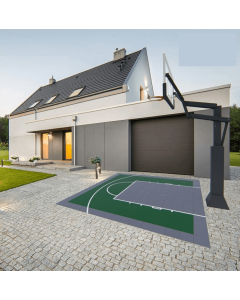 DEMI-TERRAIN DE BASKETBALL 4 X 4 METRES - DALLE PREMIUM