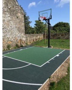 DEMI-TERRAIN DE BASKETBALL 5×7 METRES - DALLE PREMIUM