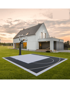 DEMI-TERRAIN DE BASKETBALL 8 X 7 METRES - DALLE PREMIUM