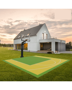 DEMI-TERRAIN DE BASKETBALL 7 X 7 METRES - DALLE PREMIUM